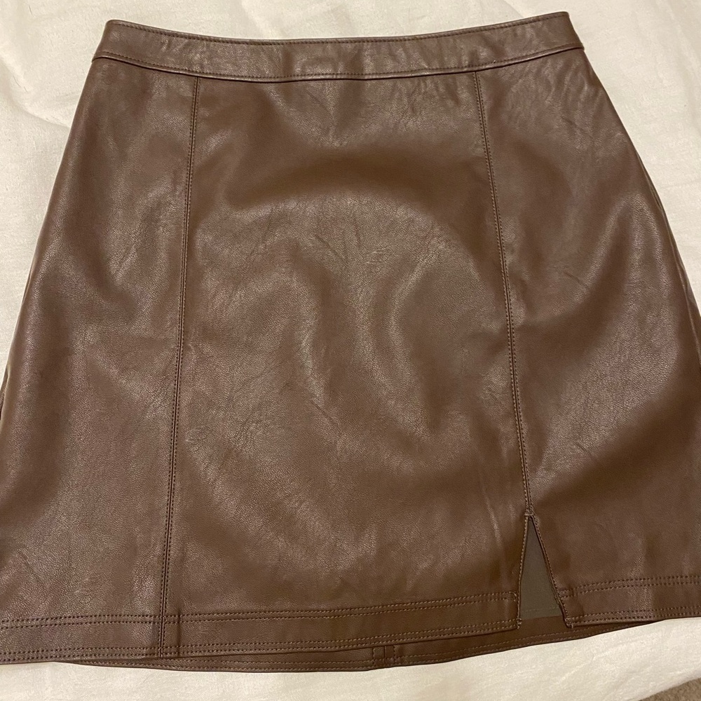 Women’s Abercrombie & Fitch Vegan Leather Skirt